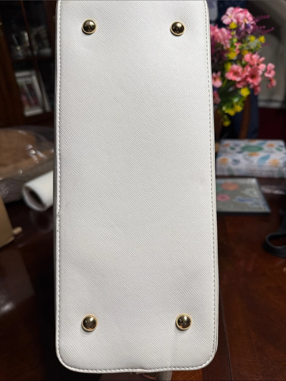Loungefly Harry Potter White/Ivory Deathly Hallows Wand Handle Bag